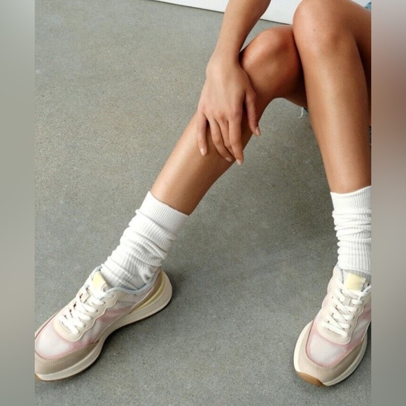 New Zara COMBINED ATHLETIC SNEAKERS, Women Size 39 US 8 color Multi Trainers - Picture 14 of 16